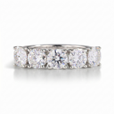 Anel Moissanite em prata .925 com 2.5 CT moissanite.