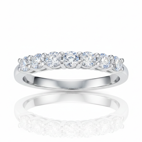 Anel em prata .925 e moissanite