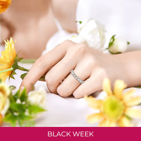 Aliança em prata .925 e 3mm (Black)