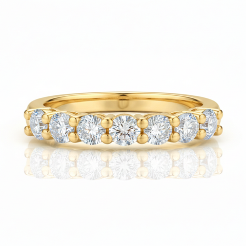 Anel em prata .925 e moissanite