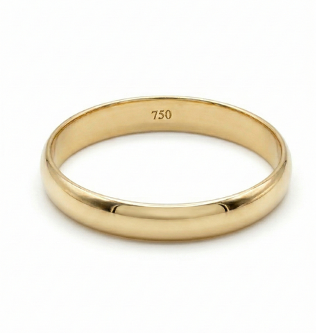 Aliança de casamento Heritage  em ouro 18 quilates - 3 mm conforto