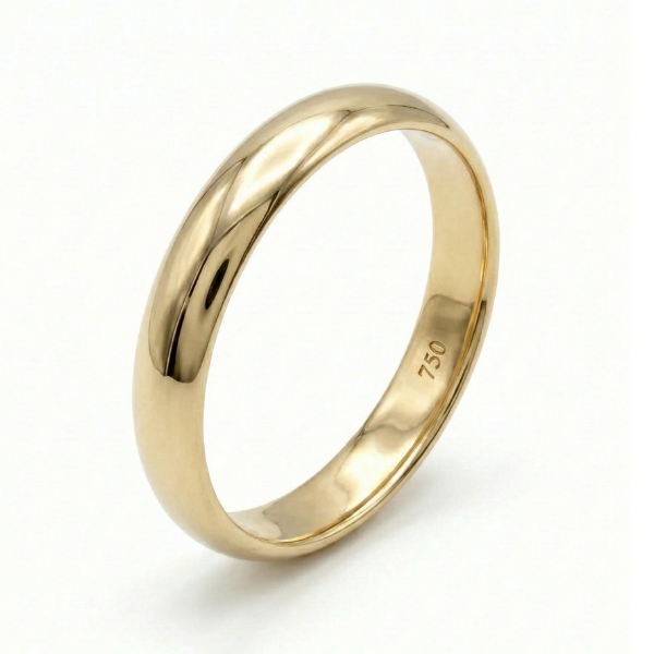 Aliança de casamento Heritage  em ouro 18 quilates - 3 mm conforto