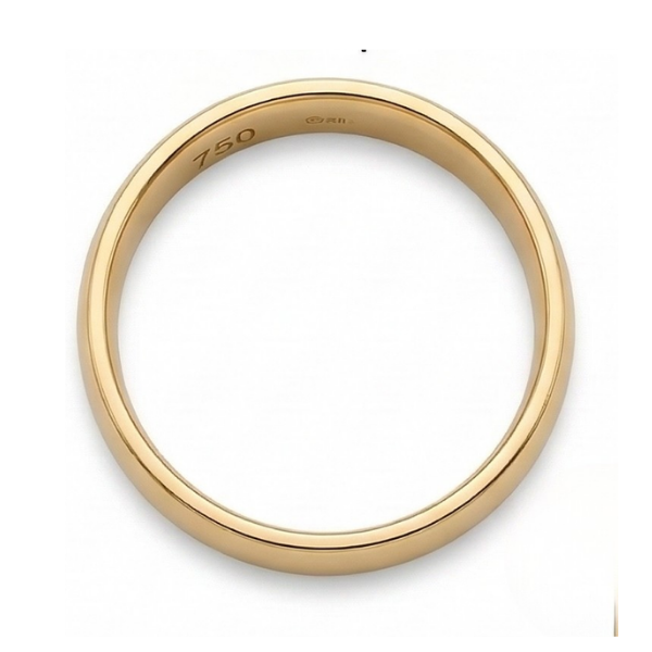 Aliança de casamento Heritage  em ouro 18 quilates - 3 mm conforto