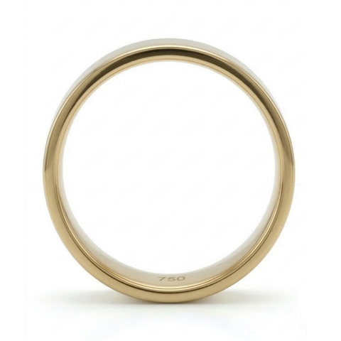 Aliança de casamento Frame em ouro 18 quilates - 6 mm
