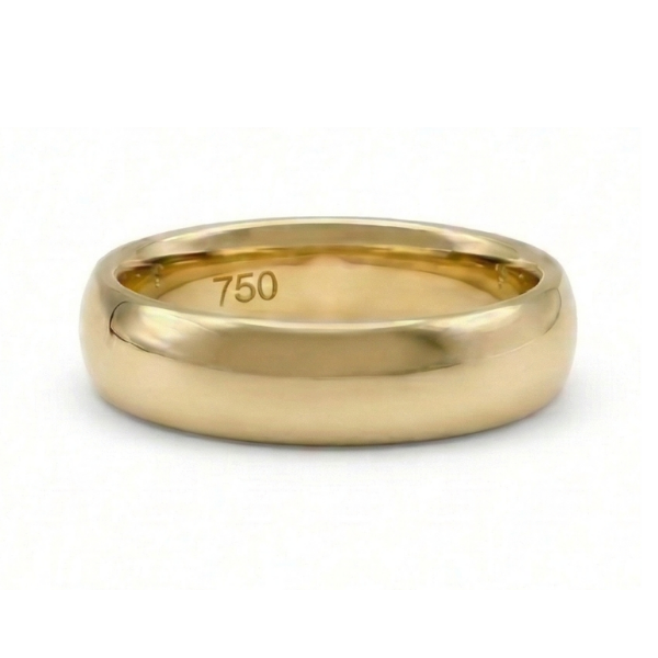 Aliança de casamento Heritage em ouro 18 quilates - 5 mm conforto