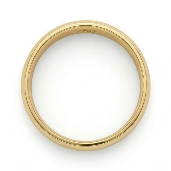 Aliança de casamento Heritage em ouro 18 quilates - 4mm