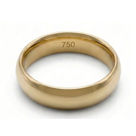 Aliança de casamento Heritage em ouro 18 quilates - 5 mm conforto