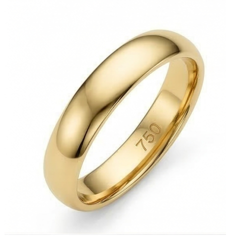 Aliança de casamento Heritage em ouro 18 quilates - 4mm