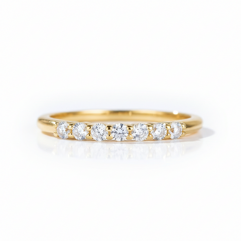 Anel em prata .925 e moissanite