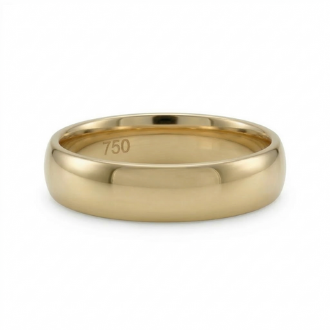 Aliança de casamento Heritage em ouro 18 quilates - 4mm
