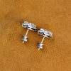 Brinco em prata .925 e moissanite em gota