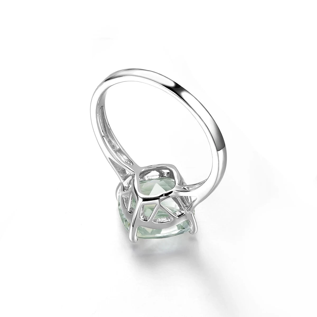 Anel em prata .925 e. 3.8CT ametista