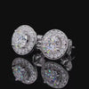 Brinco em prata 925 e moissanite 2.4ct