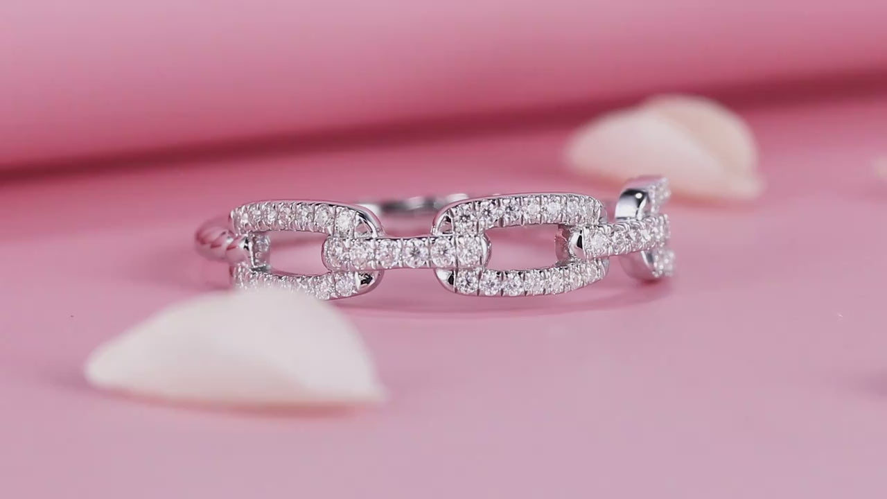 Anel em prata .925 e moissanite