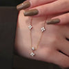 Colar com pingente em prata .925 e moissanite