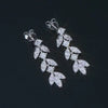 Brinco em prata .925 e 0.6ct  moissanite