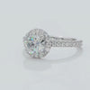 Solitário em prata .925 e 2.75ct Moissanite