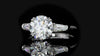 Solitário em prata .925 e 3CT ou 5CT moissanite